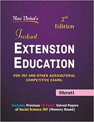 Book cover number 1 for Instant Extension Education written by Shruti published by New Vishal Publications