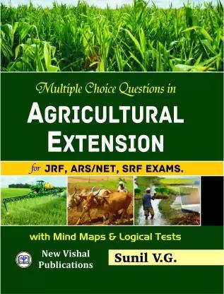 Book cover number 1 for Multiple Choice Questions In Agricultural Extension written by Sunil V. G. published by New Vishal Publications