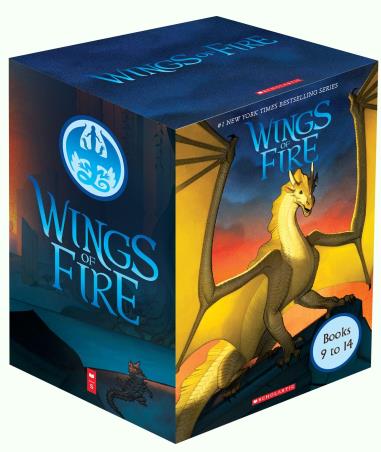 Book cover number 1 for Wings Of Fire Box Set (Books 9 To 14) written by Tui T. Sutherland published by Scholastic