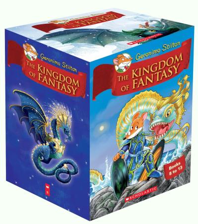 Book cover number 1 for Geronimo Stilton : The Kingdom Of Fantasy Books 8 To 13 (Box Set) written by Elisabetta Dami published by Scholastic