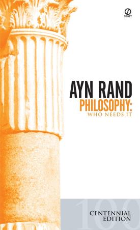 Book cover number 1 for Philosophy : Who Needs It written by Ayn Rand published by Signet Press
