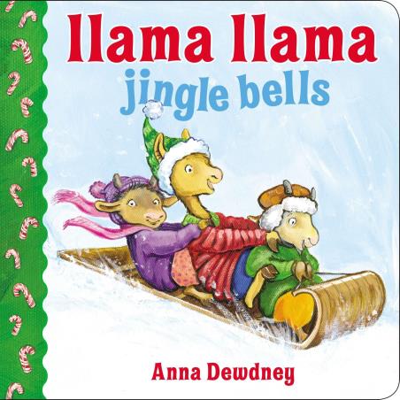 Book cover number 1 for Llama Llama Jingle Bells written by Anna Dewdney published by Viking