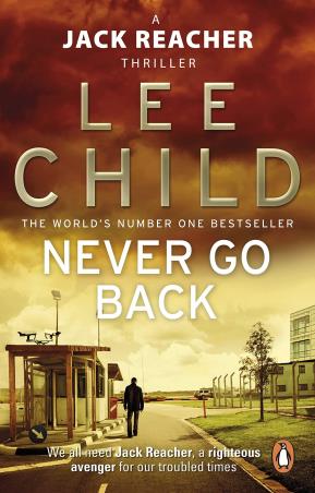Book cover number 1 for Never Go Back written by Lee Child published by Penguin Books
