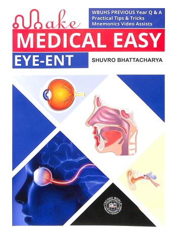 Book cover number 1 for Make Medical Easy Eye-Ent written by Shuvro Bhattacharya published by Techno World