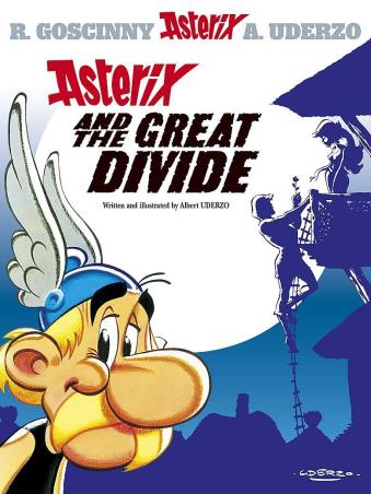 Book cover number 1 for Asterix And The Great Divide written by Albert Uderzo published by Orion Children's Books
