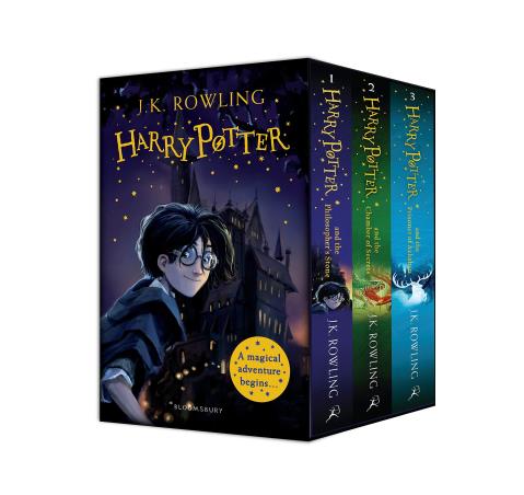 Book cover number 1 for Harry Potter Three magical classics (Set Of 3 Books) written by J. K. Rowling published by Bloomsbury Publishing