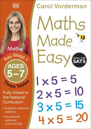 Book cover number 1 for Maths Made Easy written by Carol Vorderman published by DK