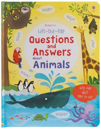 Book cover number 1 for Questions And Answers About Animals written by Katie Daynes published by Usborne