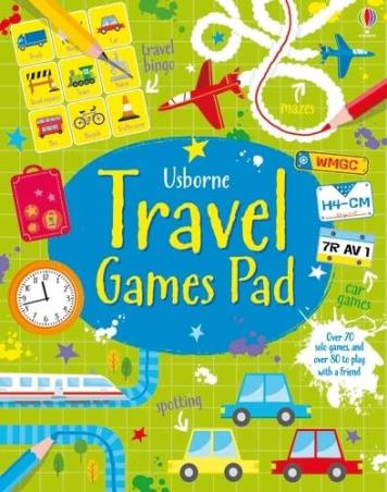Book cover number 1 for Travel Games Pad written by Sam Smith, Simon Tudhope published by Usborne
