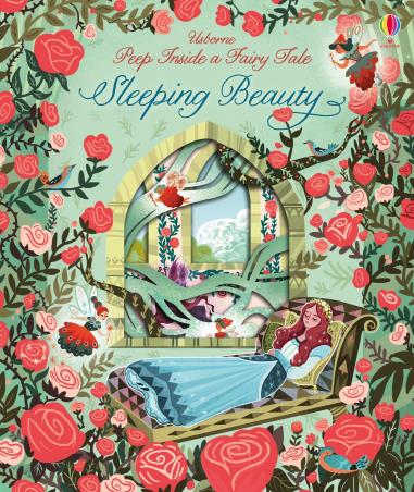 Book cover number 1 for Peep Inside A Fairy Tale Sleeping Beauty written by Anna Milbourne published by Usborne