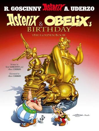 Book cover number 1 for Asterix And Obelix's Birthday : The Golden Book written by Rene Goscinny published by Orion