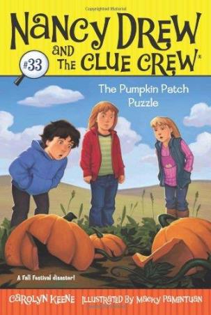 Book cover number 1 for Nancy Drew And The Clue Crew 33 : The Pumpkin Patch Puzzle written by Carolyn Keene published by Simon & Schuster
