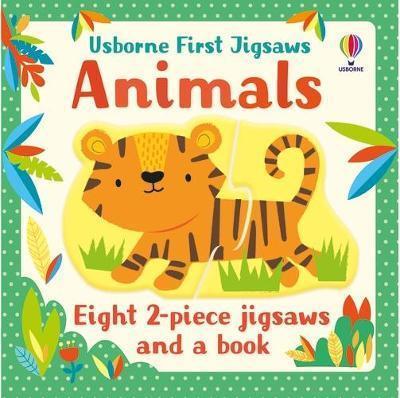 Book cover number 1 for Usborne First Jigsaws : Animals written by Matthew Oldham published by Usborne
