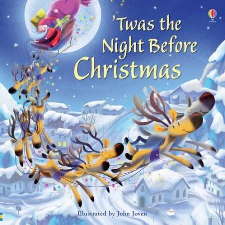 Book cover number 1 for 'Twas The Night Before Christmas written by Lesley Sims published by Usborne