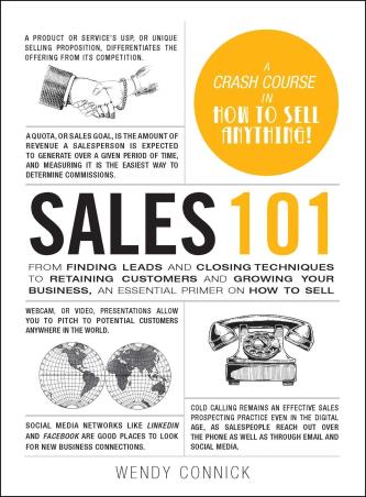 Book cover number 1 for Sales 101 written by Wendy Connick published by Adams Media