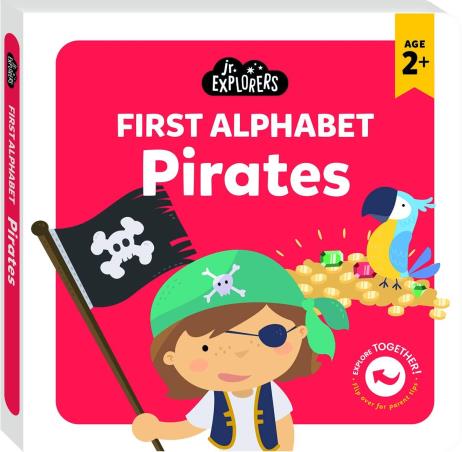 Book cover number 1 for Junior Explorers : First Alphabet Pirates written by NA published by Hinkler Books