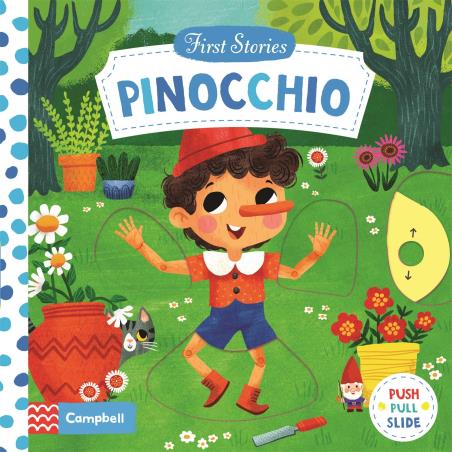 Book cover number 1 for Pinocchio written by Miriam Bos published by Campbell Books