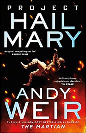 Book cover number 1 for Project Hail Mary written by Andy Weir published by Del Rey