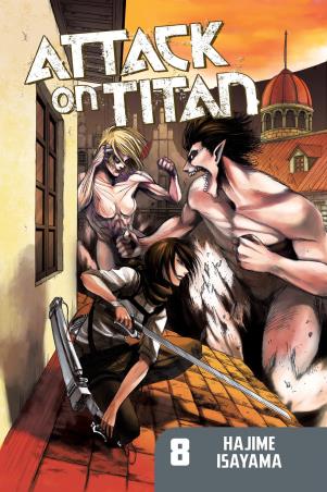 Book cover number 1 for Attack On Titan 8 written by Hajime Isayama published by Kodansha Comics