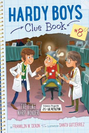 Book cover number 1 for Hardy Boys Clue Book : The Time Warp Wonder Volume 8 written by Franklin W. Dixon published by Aladdin