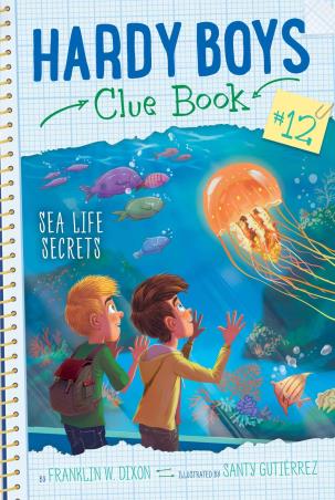 Book cover number 1 for Hardy Boys Clue Book : Sea Life Secrets Volume 12 written by Franklin W. Dixon published by Aladdin