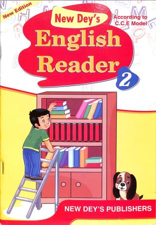 Book cover number 1 for New Dey's English Reader 2 written by Dona Dey published by New Deys Publishers