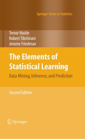 Book cover number 1 for The Elements Of Statistical Learning : Data Mining, Inference, And Prediction written by Trevor Hastie, Robert Tibshirani, Jerome Friedman published by Springer