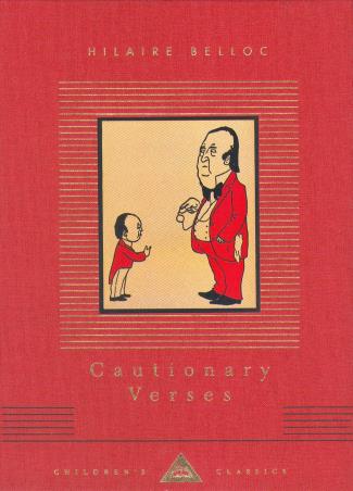 Book cover number 1 for Cautionary Verses written by Hilaire Belloc published by Everyman's Library