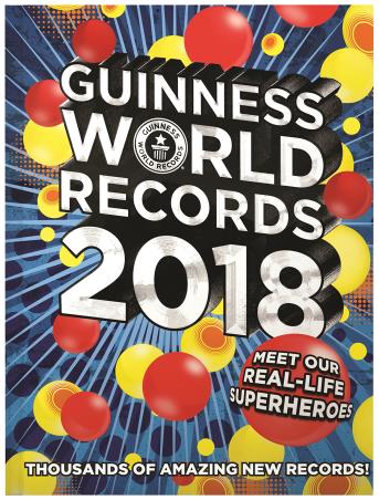 Book cover number 1 for Guinness World Records 2018 written by NA published by Guinness World Records Limited