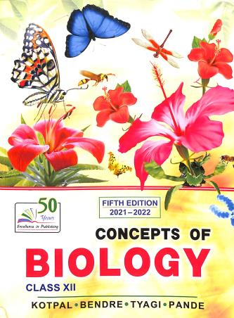 Book cover number 1 for Concepts Of Biology Class 12 written by P. C. Pande, R. L. Kotpal, A. M. Bendre, K. N. Tyagi published by Rastogi Publications
