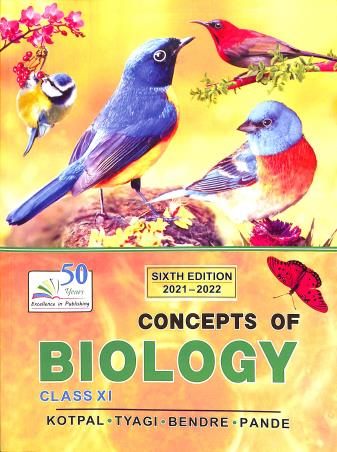 Book cover number 1 for Concepts Of Biology Class 11 written by P. C. Pande, R. L. Kotpal, A. M. Bendre, K. N. Tyagi published by Rastogi Publications