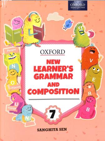 Book cover number 1 for New Learner's Grammar And Composition Class 7 written by Sanghita Sen published by Oxford University Press
