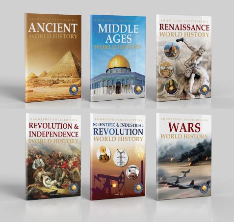 Book cover number 1 for Knowledge Encyclopedia World History (Set Of 6 Books) written by NA published by Wonder House
