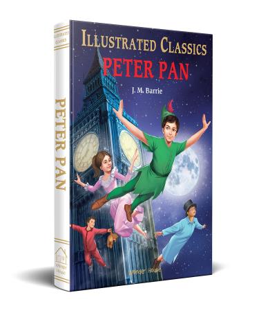 Book cover number 1 for Illustrated Classics : Peter Pan written by J. M. Barrie published by Wonder House
