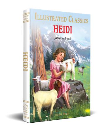Book cover number 1 for Illustrated Classics : Heidi written by Johanna Spyri published by Wonder House