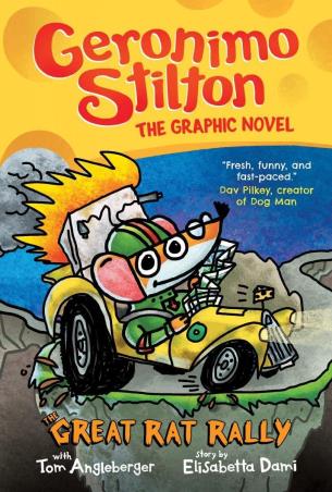 Book cover number 1 for Geronimo Stilton Graphic Novel : The Great Rat Rally written by Elisabetta Dami published by Scholastic