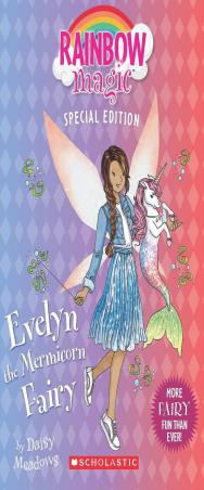 Book cover number 1 for Rainbow Magic : Evelyn The Mermicorn Fairy written by Daisy Meadows published by Scholastic