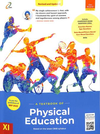 Book cover number 1 for A Textbook Of Physical Education 11 (CBSE) NEP 2020 written by Jogiswar Goswami published by On Board! Books