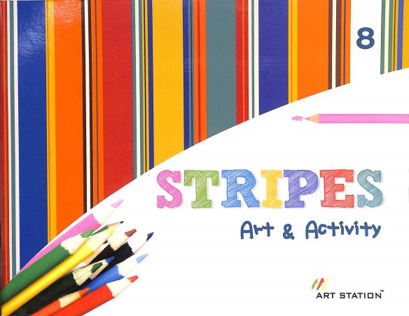Book cover number 1 for Stripes Art & Activity 8 written by NA published by Harbour Press International
