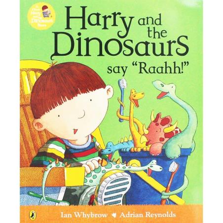 Book cover number 1 for Harry And The Dinosaurs Say 'Raahh!' written by Ian Whybrow published by Puffin