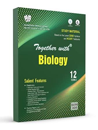 Book cover number 1 for Together With Biology Term 2 Class 12 CBSE 2022 written by S. Venugopal published by Rachna Sagar Pvt. Ltd.