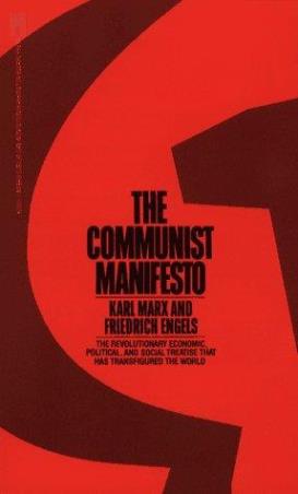 Book cover number 1 for The Communist Manifesto written by Karl Marx published by Simon & Schuster