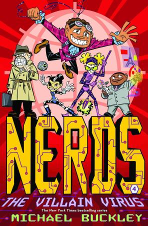 Book cover number 1 for Nerds : The Villain Virus written by Michael Buckley published by Harry N. Abrams