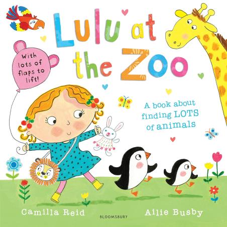 Book cover number 1 for Lulu At The Zoo written by Camilla Reid published by Bloomsbury Publishing