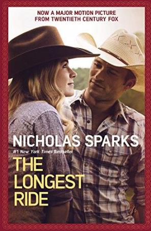 Book cover number 1 for The Longest Ride written by Nicholas Sparks published by Grand Central Publishing