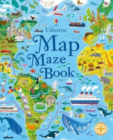 Book cover number 1 for Map Maze Book written by Sam Smith published by Usborne