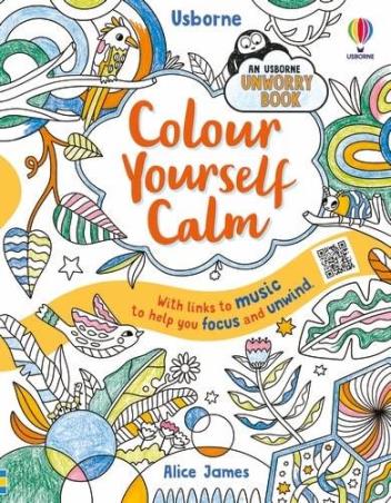 Book cover number 1 for Colour Yourself Calm written by Alice James published by Usborne