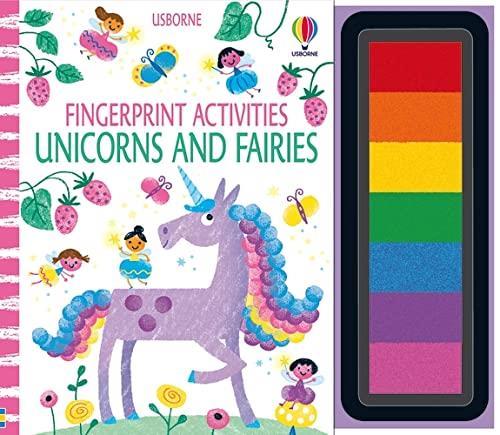 Book cover number 1 for Fingerprint Activities Unicorns And Fairies written by Fiona Watt published by Usborne