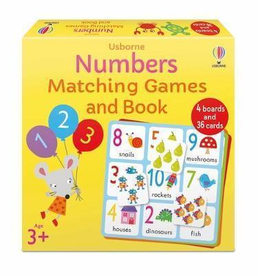Book cover number 1 for Numbers Matching Games And Book written by Kate Nolan published by Usborne
