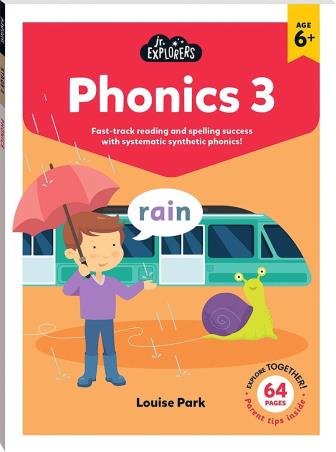 Book cover number 1 for Phonics 3 written by NA published by Hinkler Books